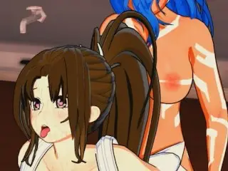 Mai Shiranui Fucked by FUTANARI Felicia