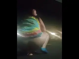 Public Parking Lot BBW Teen Anal