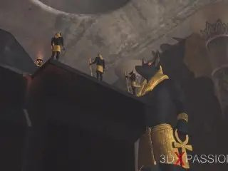 Full Video - Anubis fucks a young egyptian in his temple