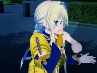 Alice (Knight Vers.) - Sword Art Online / SAO - 3D Hentai