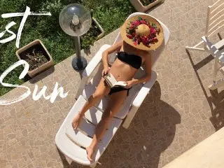 Last Sun - Spying my Wife Masturbating Sunbathing in the Garden