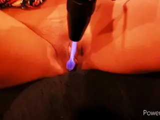 Shocking Masturbation Pussy Play with Kinklabs Shocker Wand