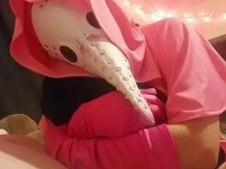 Slutty Plague Doctor Shows you her Toys