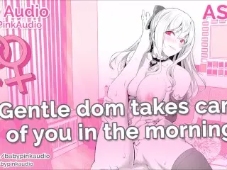 ASMR - Gentle Dom Takes Care of you in the Morning (Lesbian Audio Roleplay)