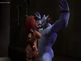 World Warcraft Porn. Alexstrasza was Captured in the Hands of a Gnome!
