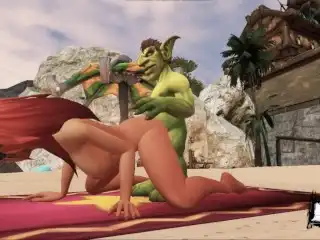 Dwarf Fucked Tall Beauty | World Warcraft Porn