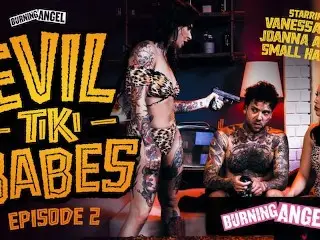 BurningAngel Hot Joanna Angel and her Tikki Girl Fuck their Hostage Hard