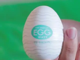 Testing TENGA EGGS - Wavy (Light Blue) | TUTORIAL, REVIEW AND TEST