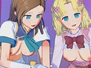 My next Life as a Villianess - Catarina X Maria Threesome Hentai