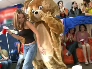 DANCING BEAR - what happens when Male Strippers Invade a Dorm Room? Find Out!