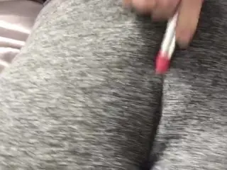 Masturbating Fully Clothed to Wet Orgasm