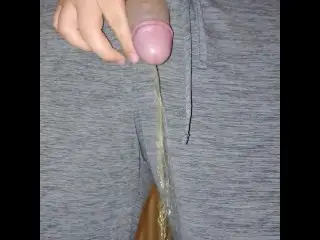 Early Morning Piss and Jerk off Session