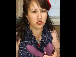 Unedited Tracysdog Dildo Double Stimulation Pussy Clit Sucking Fucking Vibrating Toy Review