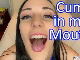 Clara Dee Begs you to Cum in her Mouth - JOI July 25 - Close up Face