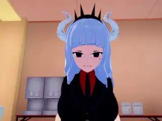 Lucifer, CEO of Hell HELLTAKER 3D HENTAI 1/5