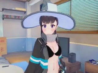 Fire Force Hentai 3D - Maki Oze