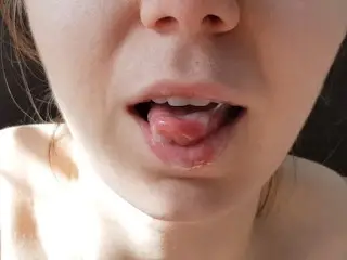 Hot Teen Blowjob with Oral Creampie, Cum in Mouth! POV! FullHD!