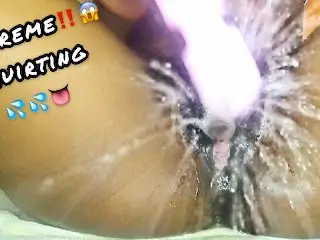 Quick Squirting Orgasm with my new Vibrator (WAP)