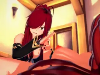 Futa - Fairy Tail - Irene Belserion x Erza Scarlet - Hentai