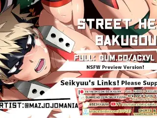 Stupid Hard Street Hero Bakugou! [my Hero Academia ASMR] (Art By: Mazjojomania)