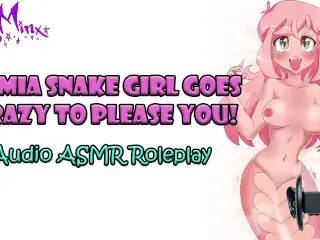 ASMR - Sexy Lamia Snake Girl goes Crazy to please You! Audio Roleplay