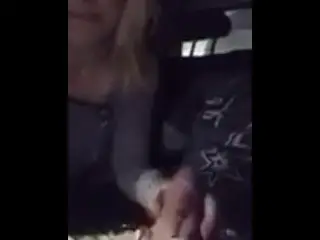 Sucking Coworkers Dick on Break in Parking Garage