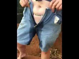 Pissing my Denim Shorts and Bonds Panties made me so Wet - Vocal Desperation