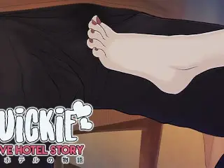 Teacher gives us Footjob IN PUBLIC! Ep 12 Quickie: a Love Hotel Story