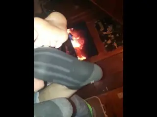 Part one of last Nights Amazing Double Footjob=)