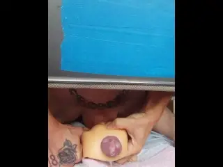 Fucking with Creampie and Cum Running down from Hole