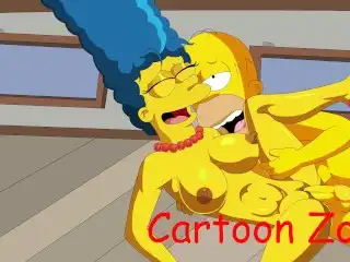 Marge and Homer's Honeymoon THE SIMPSONS CARTOON PORN