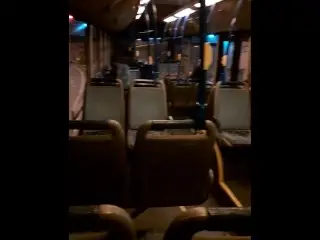 Girlfriend does a Blowjob on the Bus in Porto