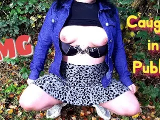 Real British Slut Skipped College UK PUBLIC Flashing GONE WRONG