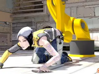 Borderlands Maya Takes a Fuck Break with Robot Arm ■ Borderlands ■ Blender SFM SOUND