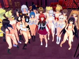 【HIGH SCHOOL DXD】【HENTAI ORGY FUTANARI 3D】