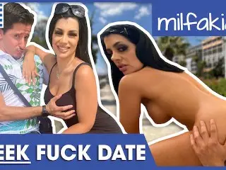 Rosa gives Head in the Taxi & Rides Dick in the Flat! MILFAKIA