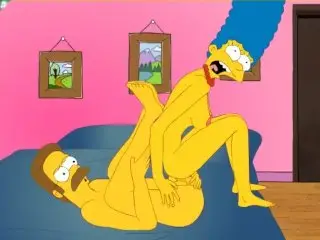 The Simpsons - Marge x Flanders - Cartoon Hentai Game P63