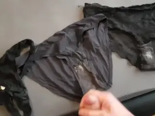 Laundry Raid Cum in 3 Dirty Panties