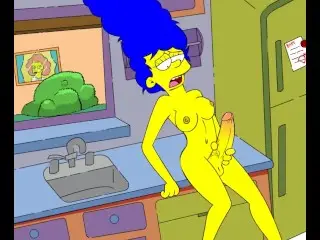 The Simpsons - Futa Marge - Sex Cartoon Hentai Futa Scene P75