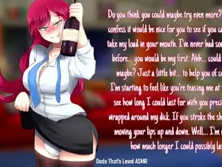 Your Coworkers BIG Surprise... (Futa ASMR - ORAL ONLY)