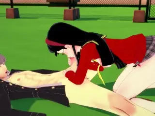 Persona 4: Yu Narukami & Yukiko Amagi they Rest after School