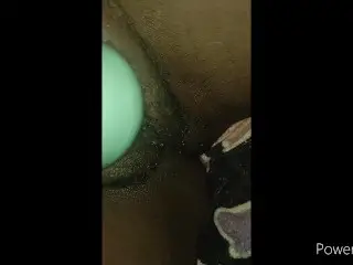 Masturbating in the Dark Alley while in the Car