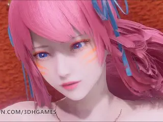 [MMD] Lisa - Señorita Ahri Spirit Blossom Strip Dance and Sex