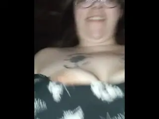 BBW Goth Kitten Rides Daddy