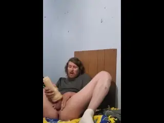 !!HUGE Cumshot Unexpectedly Blasts me in the Face, Hair, Beard and Hit the Wall!!