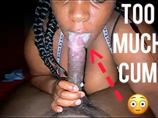 Thot Drained my BBC with her Throat and KEEP SUCKING