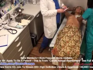 Mixed Cutie Carol Cummings Gets Annual Gyno Exam by Doctor Tampa & Nurse Misty @ GirlsGoneGynoCom