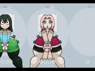 Fapwall [rule34 Hentai Game] Sakura from Naruto is taking 6 Penis at once