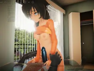 Our Apartment [hentai SFM Game] Ep.1 Roomate Cowgirl Fuck Simulator with Cute Anime Babe