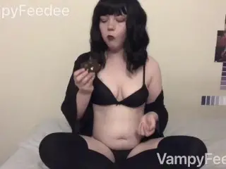 Teen Goth Fattening up